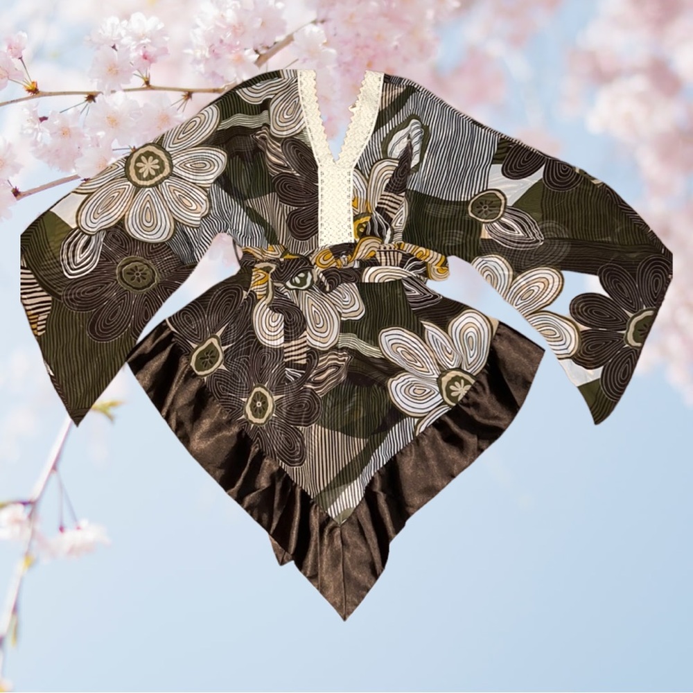 Dimiri: Vintage Kimono Sleeve Tunic Blouse